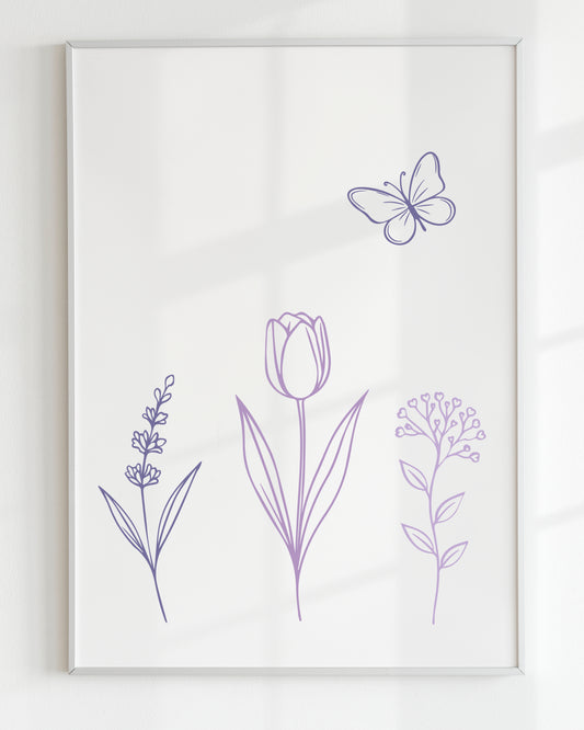 Frühlingsblumen | Plotterdatei