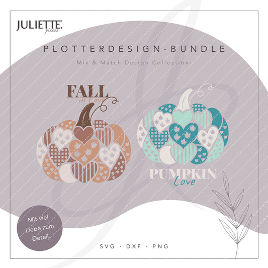 Pumpkin Love - Mix & Match Plotterdatei