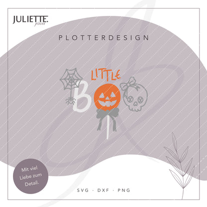 Little Boo - Cute Halloween Plotterdatei