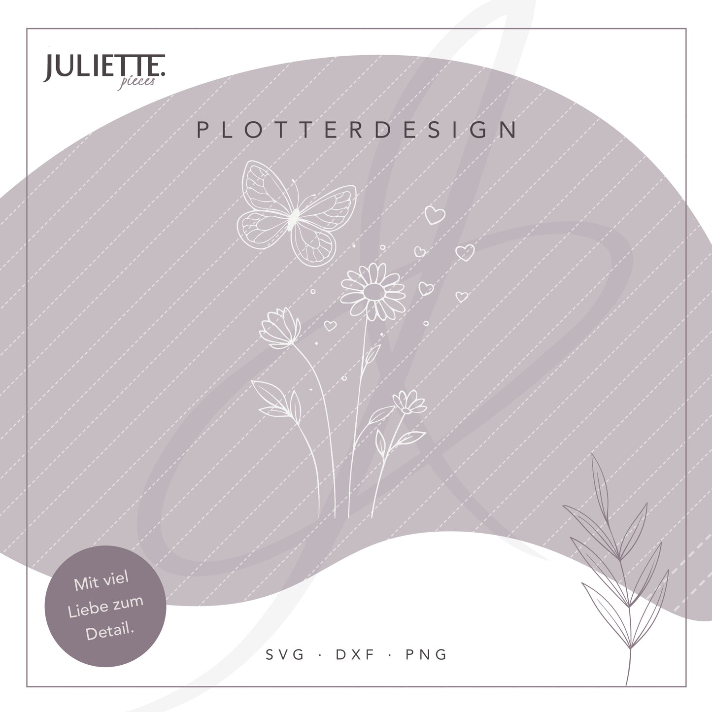 Wildblumen + Schmetterling