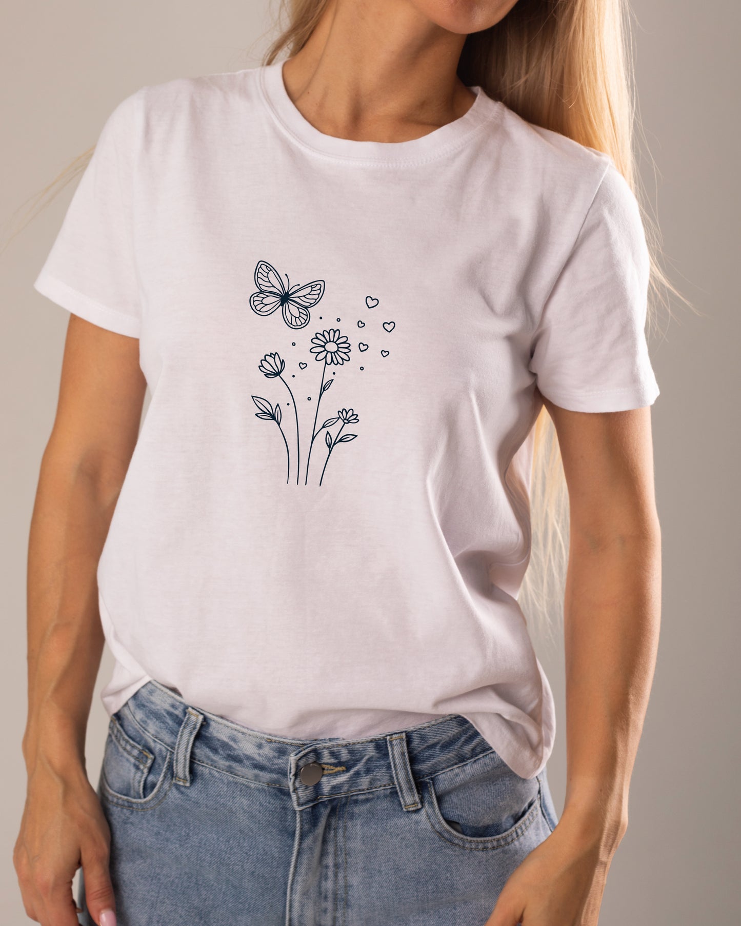 Wildblumen + Schmetterling
