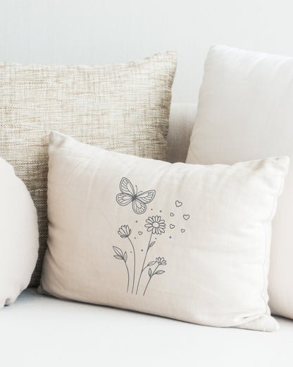 Wildblumen + Schmetterling